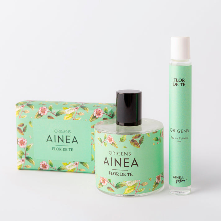 Pack regalo Flor de Té - (Colonia 50 ml + Roll on 15 ml + Jabón 125 g)